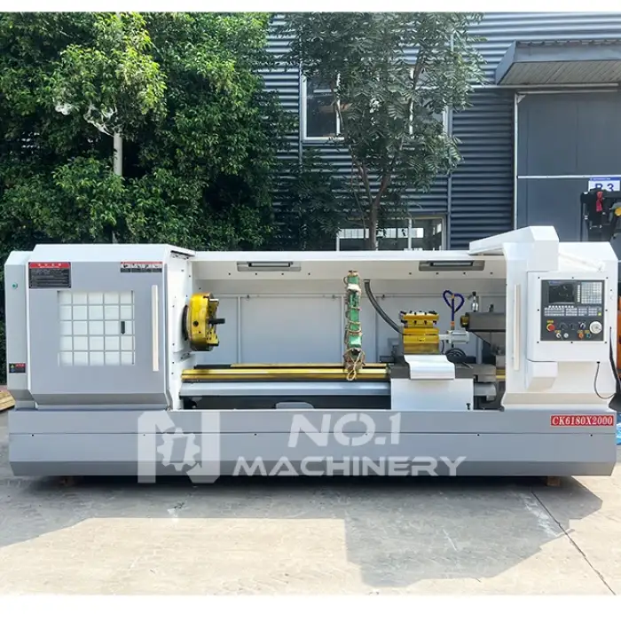 CK6180 CNC Lathe Machine high quality Siemens control system machine