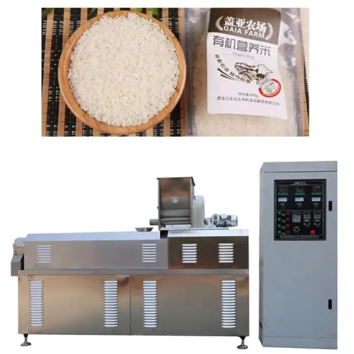 Automatic Nutritional Fortified artificial rice production line nutrition rice making machine