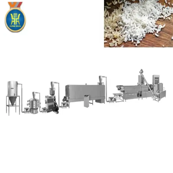 Automatic Nutritional Fortified artificial rice production line nutrition rice making machine