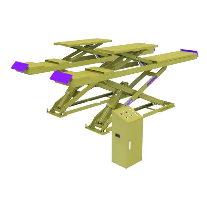 Ultra Thin Scissor Lift For Car A Wheel Alignment Big Scissor Lift Bodywork Equipment Vehicle Machine