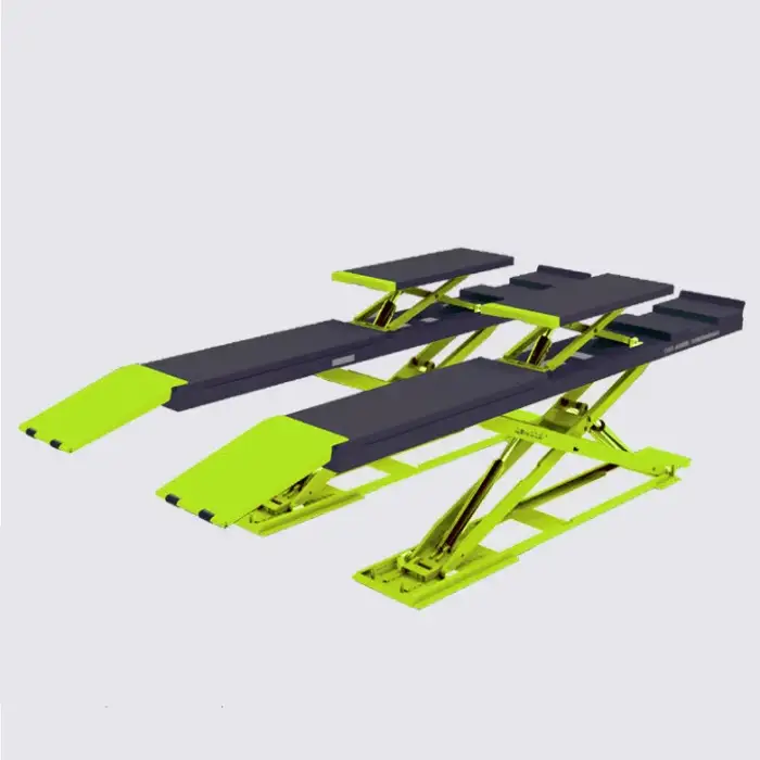 Ultra Thin Scissor Lift For Car A Wheel Alignment Big Scissor Lift Bodywork Equipment Vehicle Machine