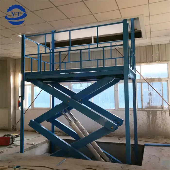 4tons Scissor lift platform 2tons 3tons stationary scissor lift mechanical