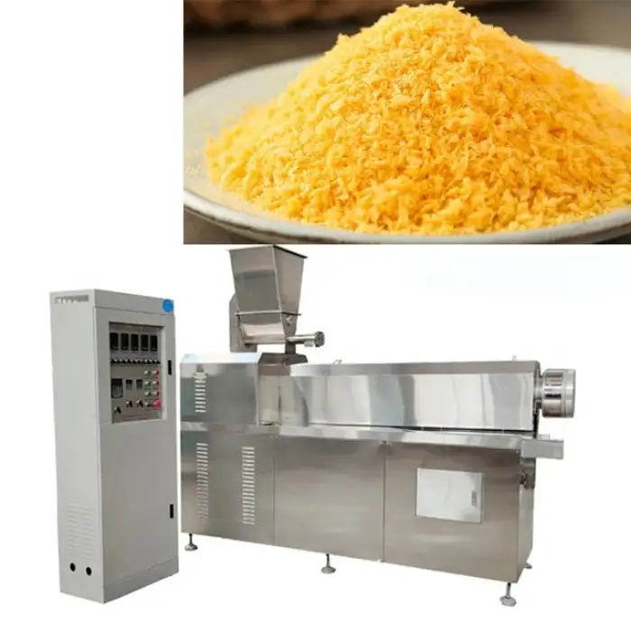 automatic extrusion extruder for bread crumbs panko breadcrumbs production line machine