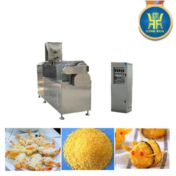 automatic extrusion extruder for bread crumbs panko breadcrumbs production line machine