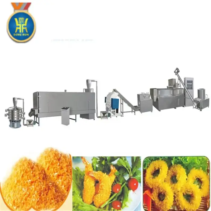 automatic extrusion extruder for bread crumbs panko breadcrumbs production line machine