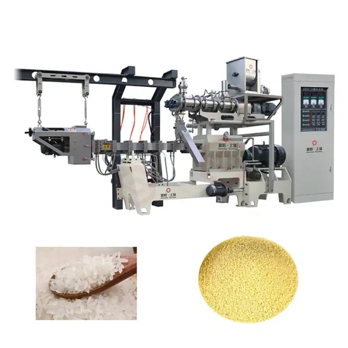 Fully automatic enriched inflating nutrition couscous processing machine