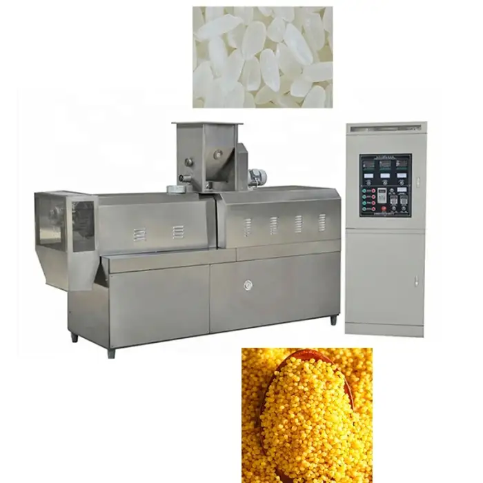 Fully automatic enriched inflating nutrition couscous processing machine