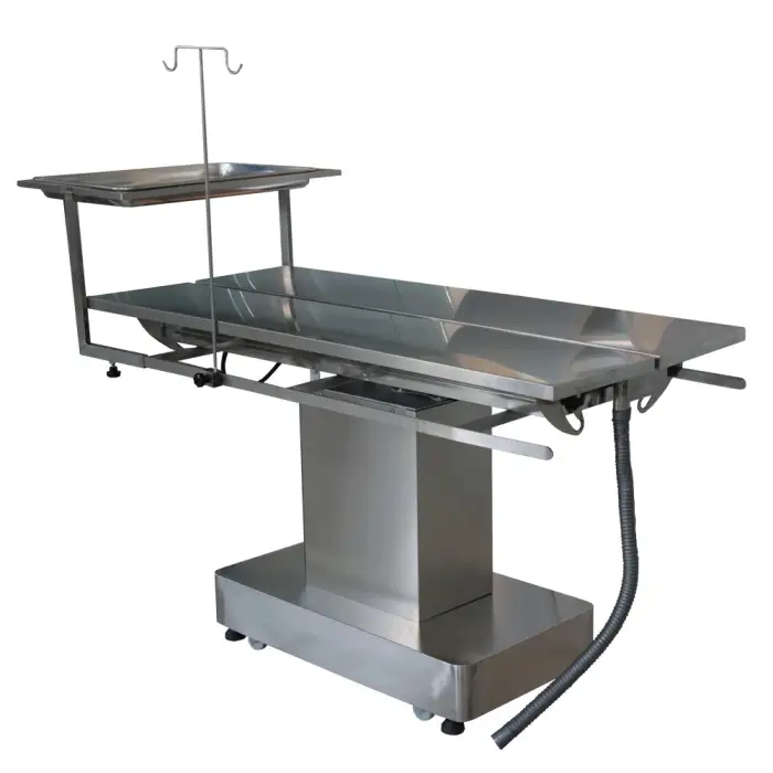 Veterinary Thermostatic 304SS Operating Table x-ray operation big animals veterinary vet for dogs pet operating table leg rest  Manual