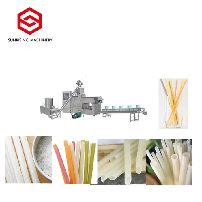 Rice straw making machine degradable rice straw processing machine