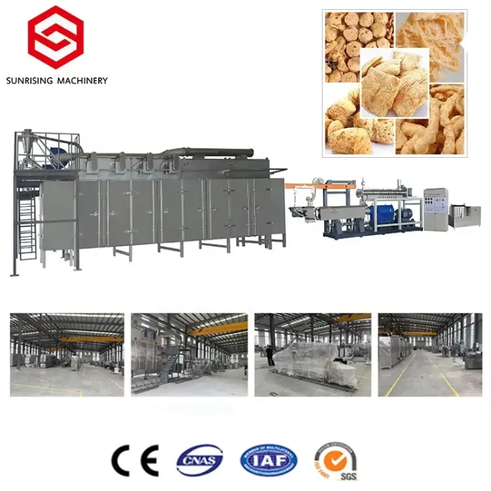 Automatic Vegetarian Artificial Meat HMMA High Moisture Meat Analogue Production Line