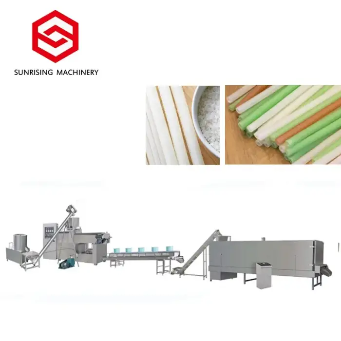 Rice straw making machine degradable rice straw processing machine