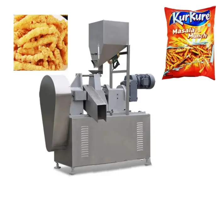 Industry maize frying kurkure cheetos sticks corn curls snacks nik naks extruder