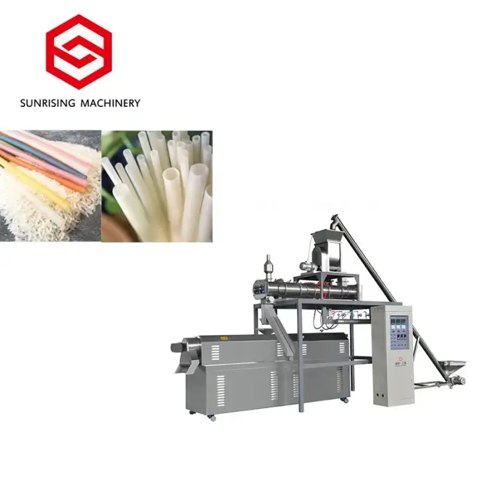 Rice straw making machine degradable rice straw processing machine