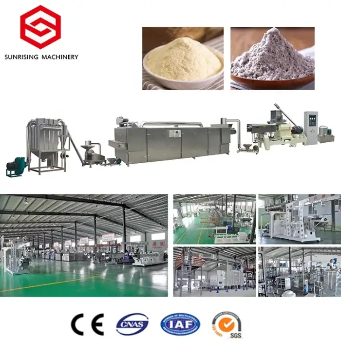 Instant stainless steel nutrition food powder nutritional supplement making machine