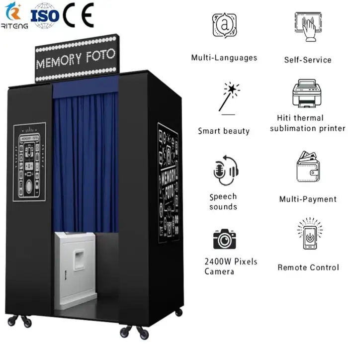 Selfie Printer Magazine Camera 360 Photobooth Photo Booth Vending Machine