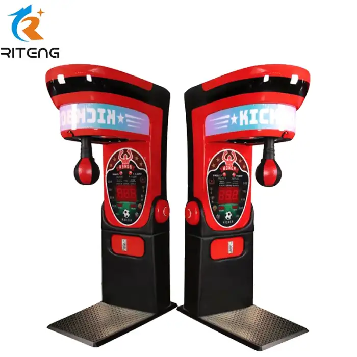 Riteng Arcade Interactive Redemption Boxing Punch Measure Machine