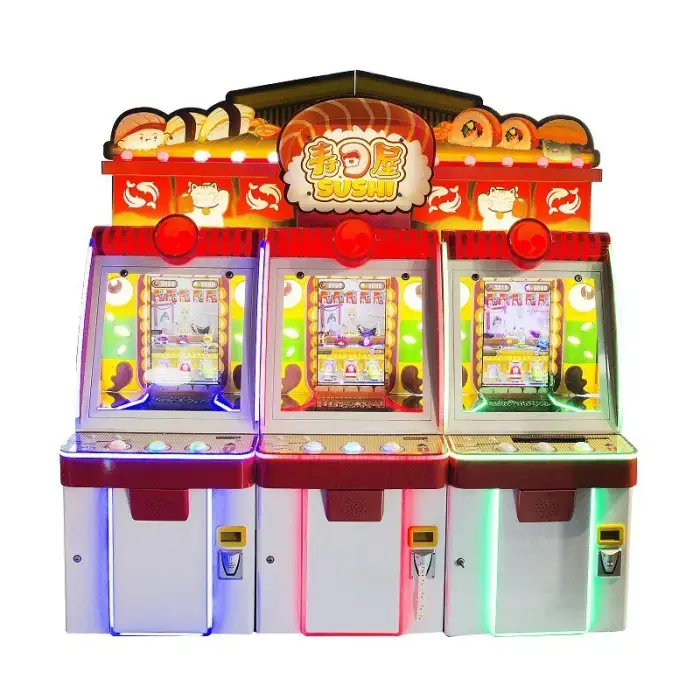 Crazy Circus Lucky Single Coin Pusher Arcade Game Coin Pusher Machine