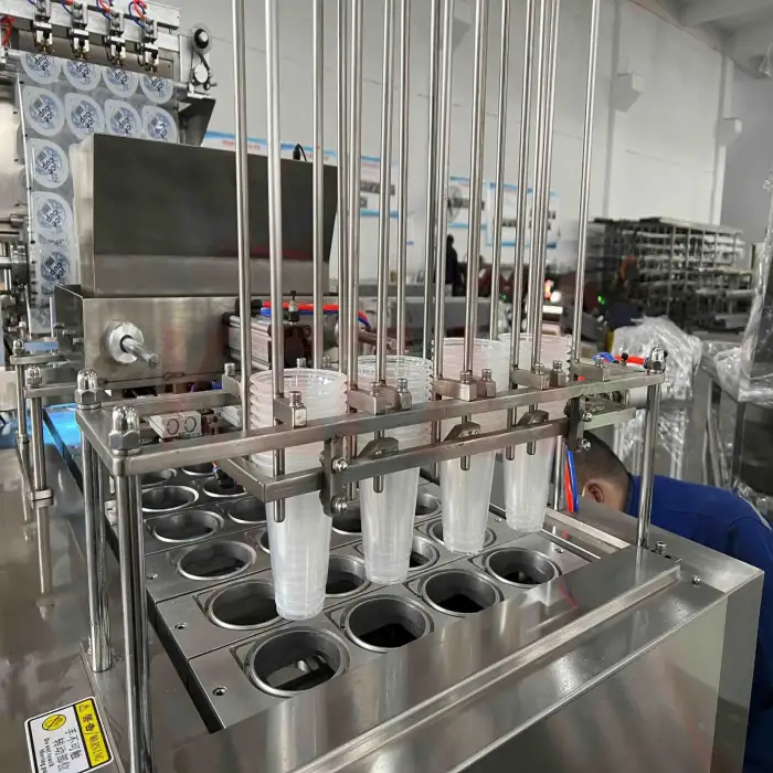 KEFAI Fully Automatic Linear Chocolate Biscuit Cup Filling Packing Machine