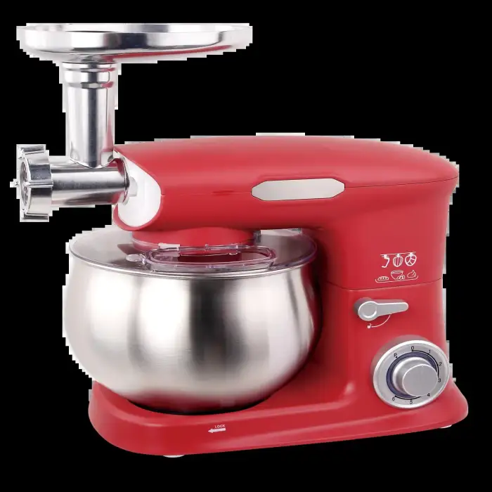 Commercial Heavy Duty 3 In 1 Kitchen Food Mixer Machine Electric Bread Cake 6.5L Stand Mixer