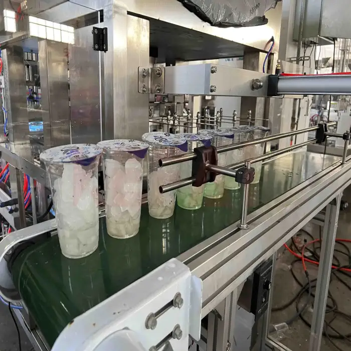 KEFAI Fully Automatic Linear Chocolate Biscuit Cup Filling Packing Machine