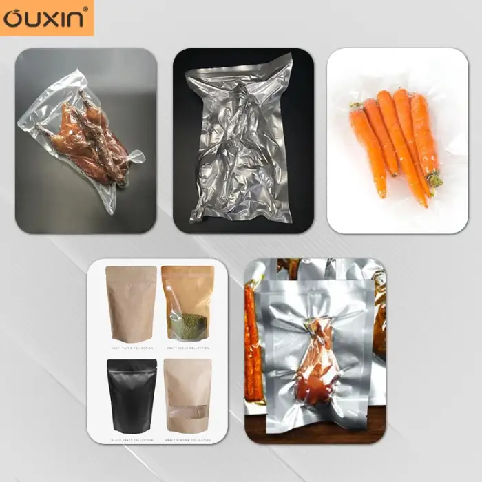 Small Inner Single Chamber Vacuum Packing Machine Desktop Commercial Sausage Meat Cheese Rice Cake Vacuum Sealing Machine