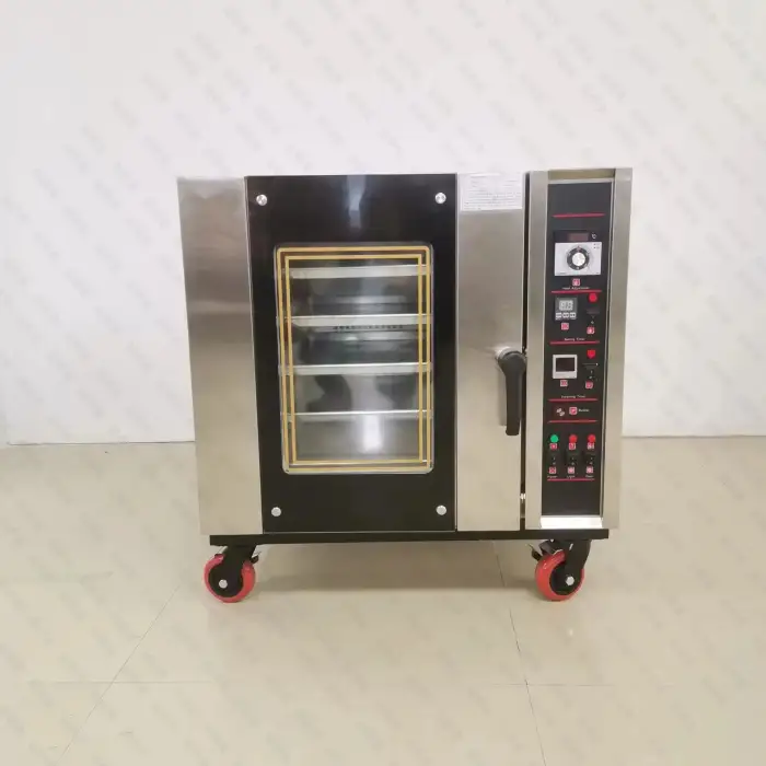 Modern Style Smart Commercial Electric 5-Tray Baking Oven For Bread And Cake Spray Type Small Hot Air Convection Electrical Oven