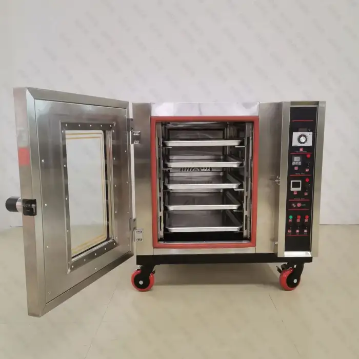 Modern Style Smart Commercial Electric 5-Tray Baking Oven For Bread And Cake Spray Type Small Hot Air Convection Electrical Oven