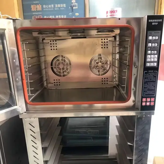 Modern Style Smart Commercial Electric 5-Tray Baking Oven For Bread And Cake Spray Type Small Hot Air Convection Electrical Oven