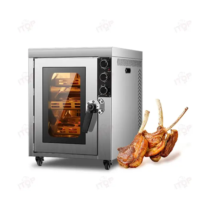 Commercial Multifunctional Sell Like Hot Cakes Mechanical Control Chicken Rotisserie Oven Electric Rotary Grill Machine