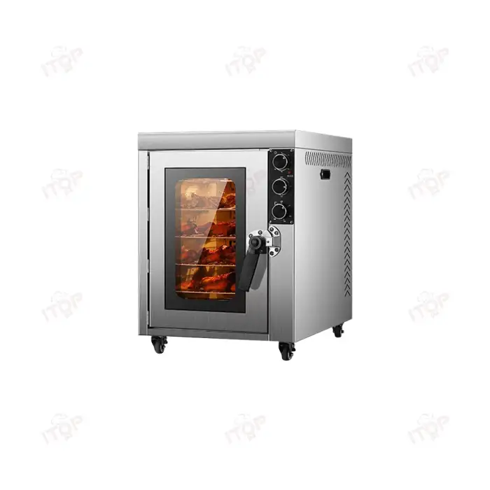 Commercial Multifunctional Sell Like Hot Cakes Mechanical Control Chicken Rotisserie Oven Electric Rotary Grill Machine Model: IT-RO-1