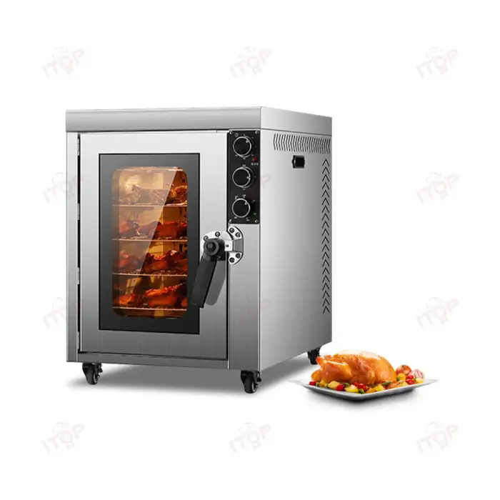 Commercial Multifunctional Sell Like Hot Cakes Mechanical Control Chicken Rotisserie Oven Electric Rotary Grill Machine