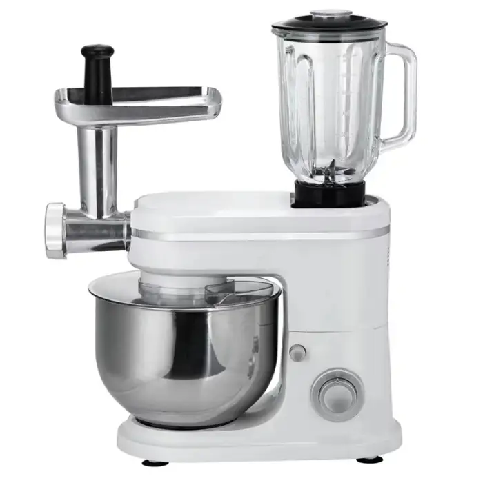 Commerical Automatic 3 In 1 Electric Meat Grinder  Fruit Blender Cake Pizza Dough Bread Stand Food Mixer