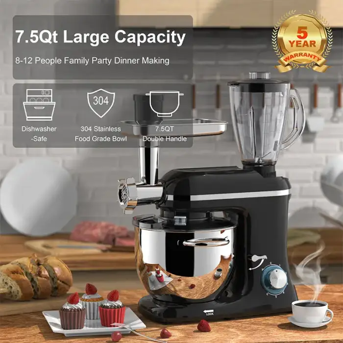 3 in 1 chef machine Home kneading multi-kinetic energy and automatic noodle mixer