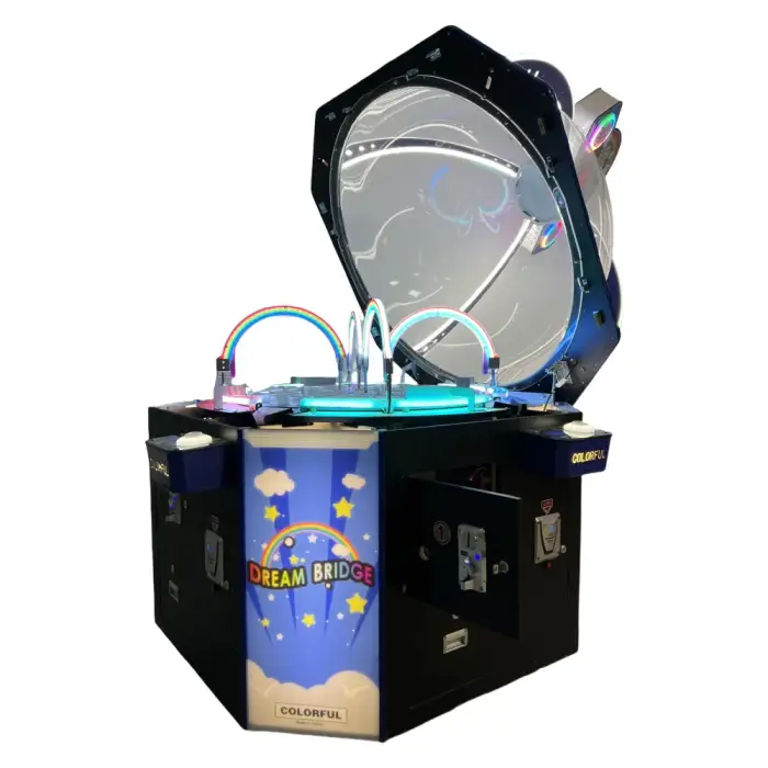 Coin Operated Amusement Dream Bridge Arcade Ticket Games Machine Redemption Ticket Machine For Sale