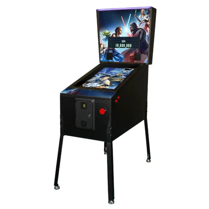 Coin operated virtual 3D video pinball arcade machine