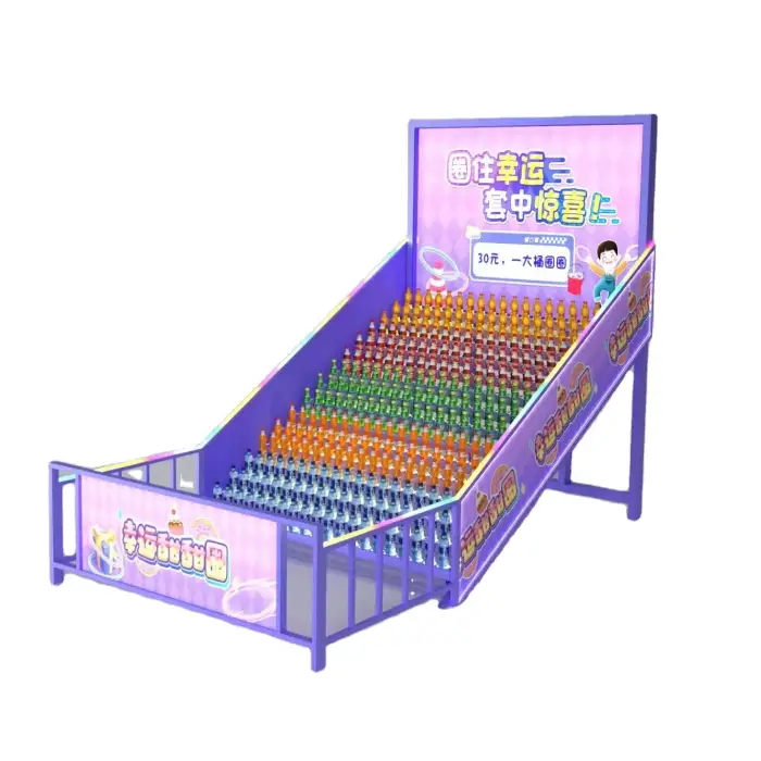 Ring toss carnival booth Amusement park loop machine park game carnival booth