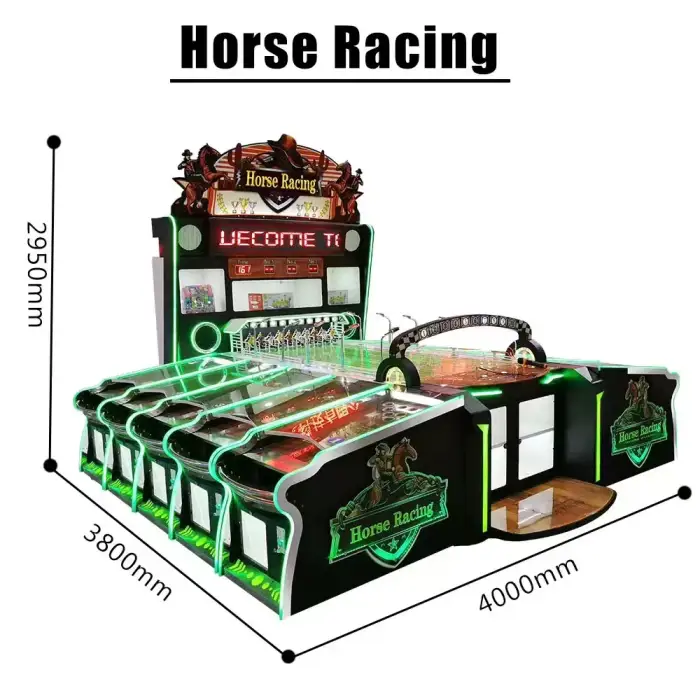 Horse Racing Game Carnival Coin Operated Booth Bowling Game Machine