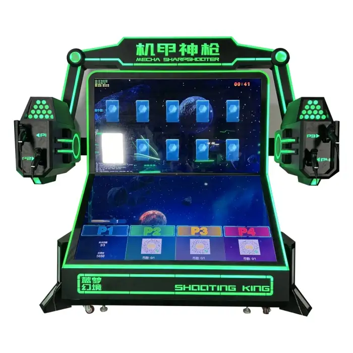 VR Star Space VR Machine Manufacturer Vr Theme Park Arcade Game Machine With Virtual Reality System 4 Players Shooting Games