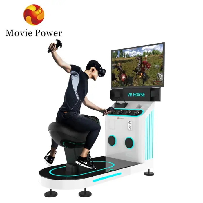 Theme Park Game 9D Vr Horse Ride Simulator With Shooting Game Virtual Reality Horse Racing Game Machine