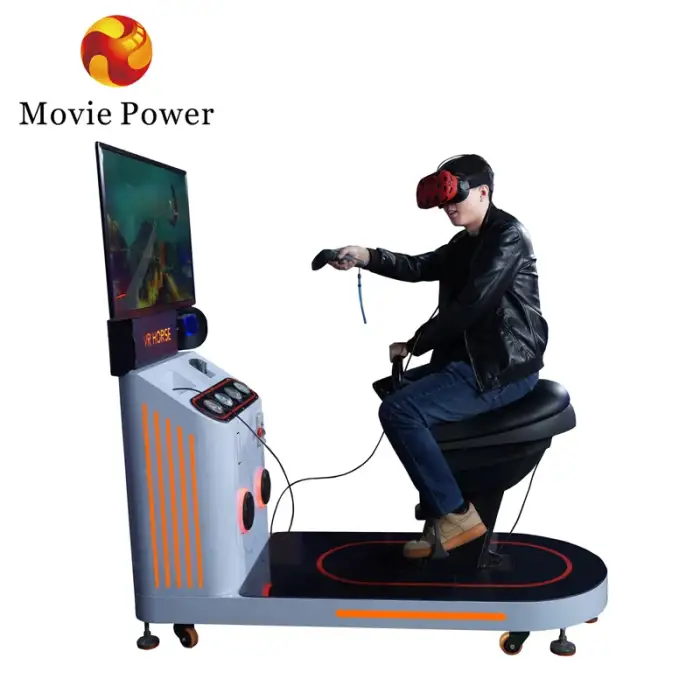 Theme Park Game 9D Vr Horse Ride Simulator With Shooting Game Virtual Reality Horse Racing Game Machine