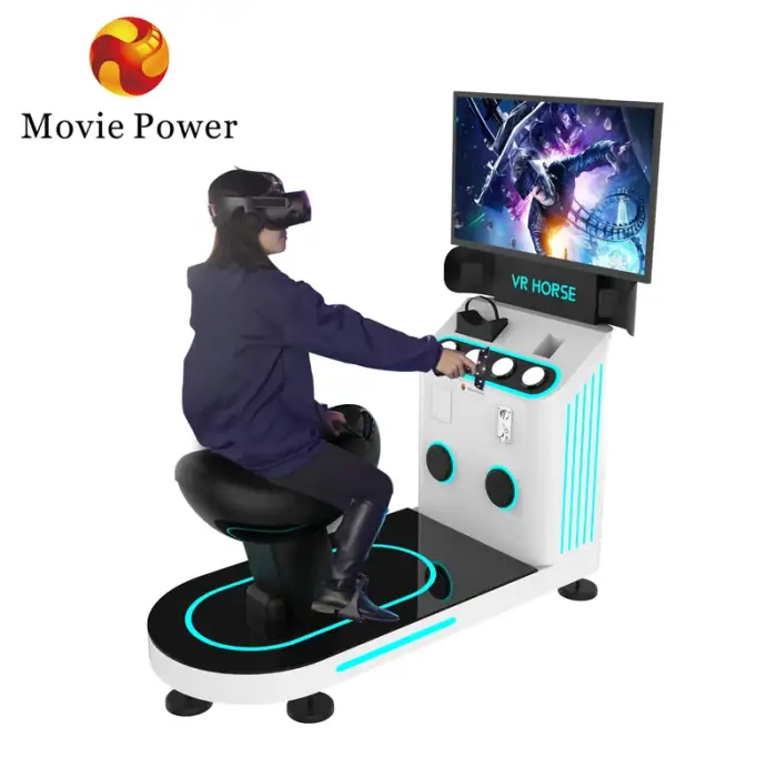 Theme Park Game 9D Vr Horse Ride Simulator With Shooting Game Virtual Reality Horse Racing Game Machine