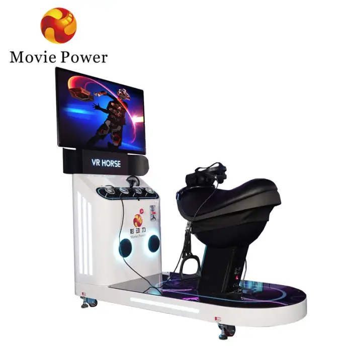 Theme Park Game 9D Vr Horse Ride Simulator With Shooting Game Virtual Reality Horse Racing Game Machine