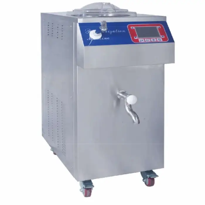 50L Ice Cream Maker Milk Pasteurization Machine Gelato 85 Degree Pasteurizer Machine Output