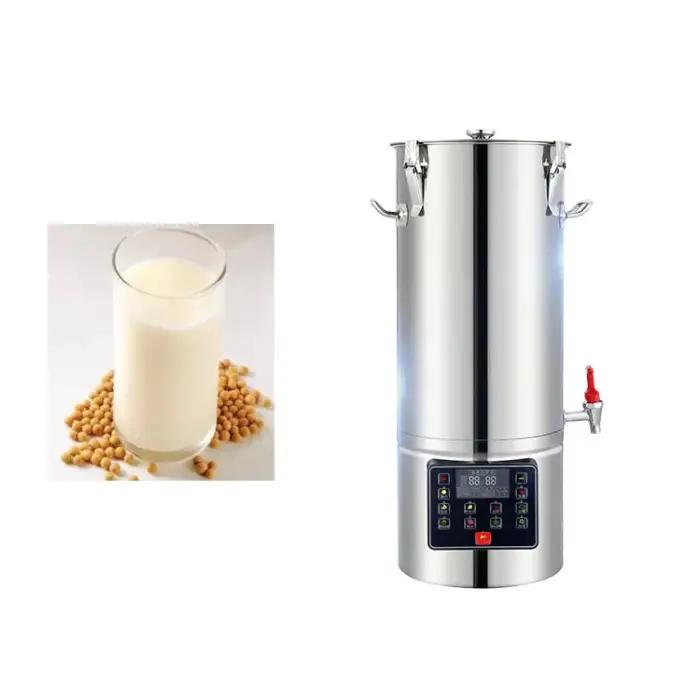 1600W Soybean Milk Machine 18L Capacity Auto Soy Bean Maker  Soymilk Maker with Stirring and Heating