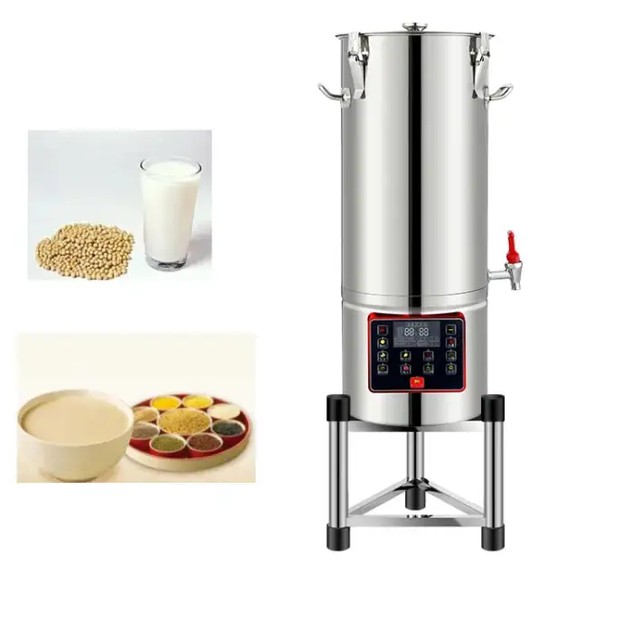 1600W Soybean Milk Machine 18L Capacity Auto Soy Bean Maker  Soymilk Maker with Stirring and Heating