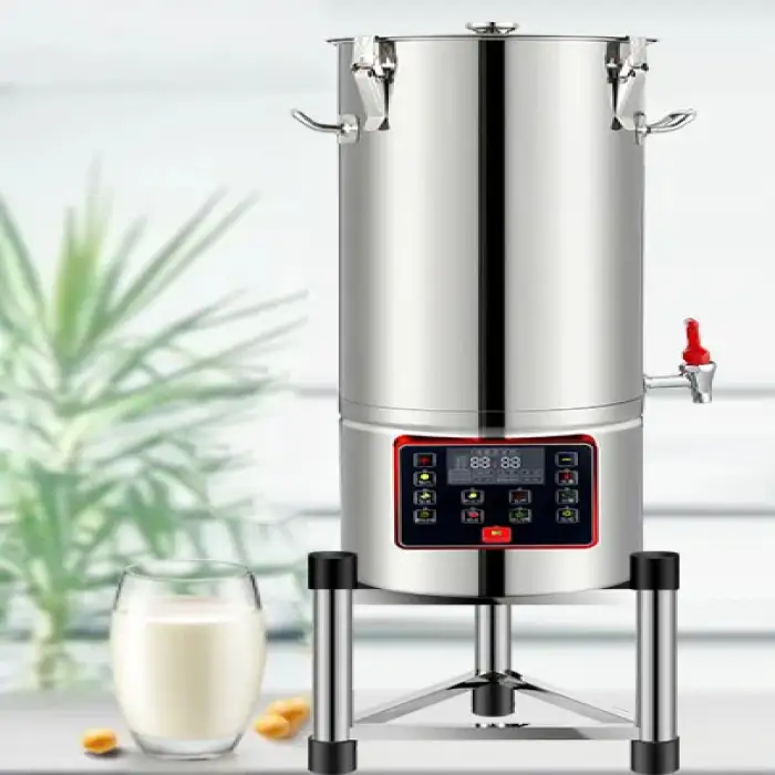 1600W Soybean Milk Machine 18L Capacity Auto Soy Bean Maker  Soymilk Maker with Stirring and Heating