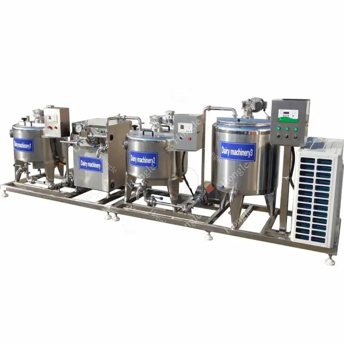 100 yogurt and milk processing machine pasteuriser 500L cow milk juice pasteuriser Steriliser machine yogurt processing equipment dairy plant