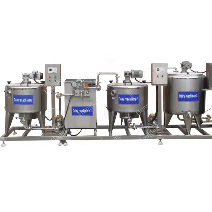 100 yogurt and milk processing machine pasteuriser 500L cow milk juice pasteuriser Steriliser machine yogurt processing equipment dairy plant