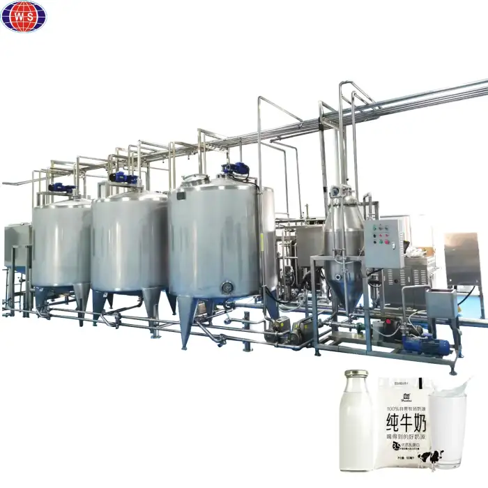 Pasteurised Milk Dairy Processing Line Dairy Making Machine