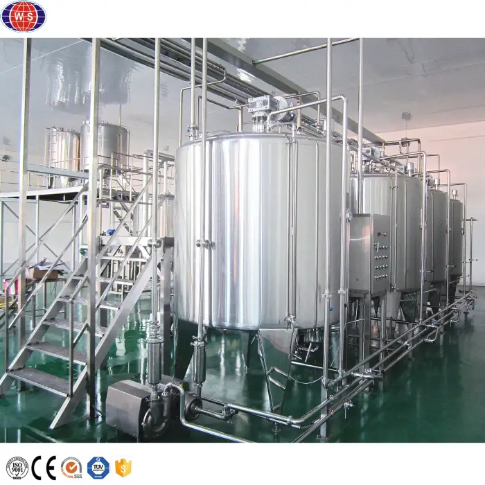 Pasteurised Milk Dairy Processing Line Dairy Making Machine